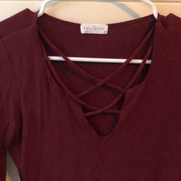 Full Tilt Long sleeve one piece. Buttons on bottom - Picture 3 of 5